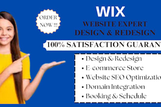 build wix wedding website design, redesign, website development