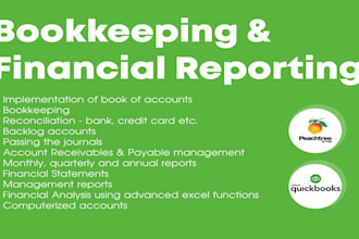 do financial analysis reports, finance, accounting tasks, and excel reports