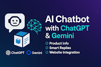 create ai chatbot using chatgpt or gemini for your business
