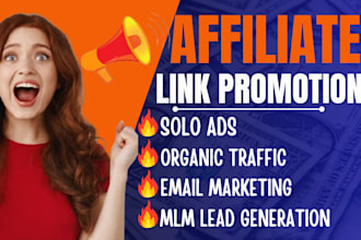 do viral affiliate referral link, solo ads, sign up, MLM leads, link promotion
