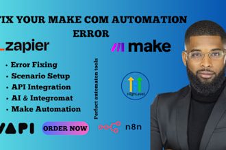fix made com scenario make com automation integromat gohighlevel vapi ai n8n