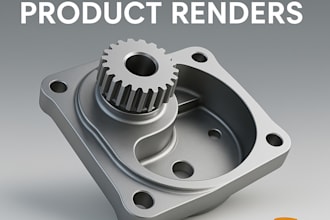 create high quality fusion 360 product renderings 3d models