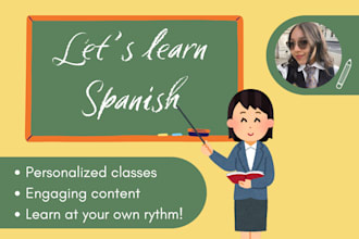 teach you spanish with fun and interactive classes
