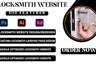 locksmith website wordpress locksmith landing page locksmith website web design