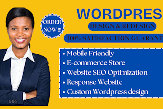 do wordspress fitness website design, redesign and seo optimization