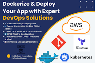 be your devops engineer for docker, kubernetes, cicd, gcp