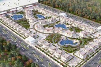 redesign 3d villa beachfront, real estate,town house, site plan,landscape design