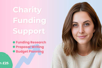 help your UK charity identify opportunities and secure funding