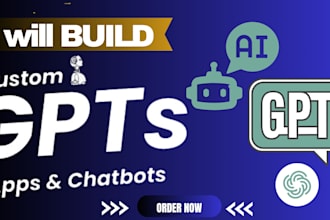 develop and integrate custom gpt, replit ai, ai agent, llama, in your website