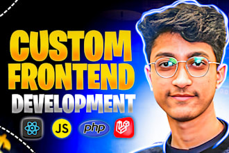 be your front end web developer using java script, reactjs, vuejs, nextjs