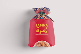 design packaging, bag, label, mylar box for your product