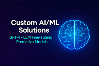 build custom aiml models llm finetuning and nlp solutions