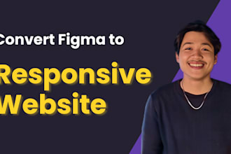 convert your figma design into a responsive web app