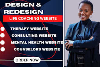 build life coaching, mental health, author, consulting, fitness, therapy website