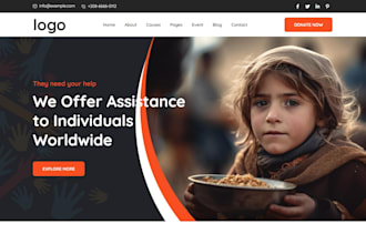 design a non profit wordpress website for charity donation