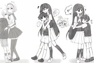 create professional manga storyboards, anime manga comic pages, and webtoon art