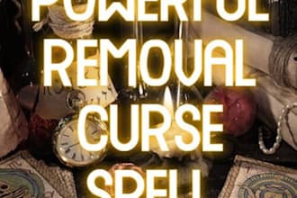 cast a powerful curse removal spell for you to protect in any kind of situation