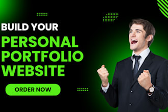 create a modern and responsive portfolio or personal website using wordpress