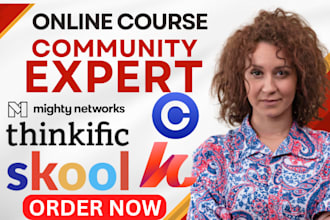 setup skool online community course, mighty networks,circle so,kajabi, thinkific