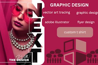 do flyer art tracing design photoshop work illustrator graphic t shirt design