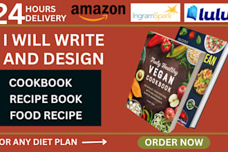 write cookbook recipe book cookbook design cookbook formatting food recipes