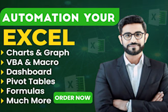 do excel vba, macro, dashboard, formulas, and google spreadsheet