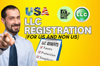 register USA llc registration US llc service llc formation with ein open llc