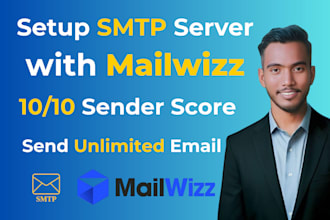 build bulk SMTP email sending server with mailwizz