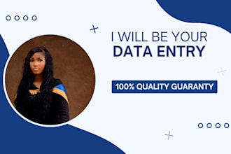 be your data entry specialist