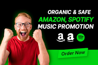 do organic amazon spotify apple music promotion to reach real active listeners