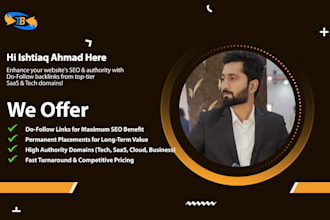 build premium saas backlinks with high authority guest posts