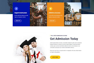 design elearning website using learndash,tutor lms, lifterlms, learnpress eduma