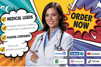 find email address of doctors, pharma, dentists, hospitals, chiropractor leads