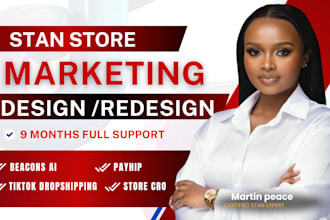 do stan store design, stan store, stan store marketing, systeme io sales funnel