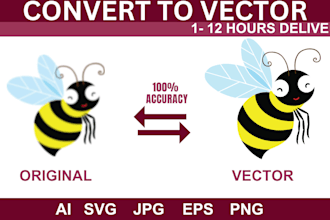 convert to vector, restore, cleanup, refine and  clone any logo