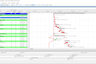 prepare schedule on primavera p6 or ms project