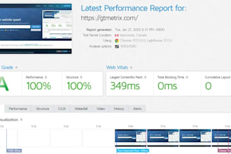optimize wp website speed and improve gtmetrix performance