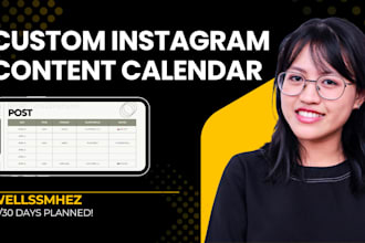 create a custom social media content calendar for your brand