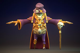 creation of stylized character models