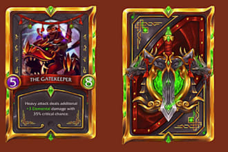 design tcg card template trading card games mtg table top card board game