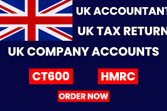 be UK accountant to file UK company accounts, UK tax return ct600, UK vat