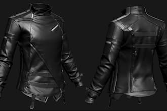 create 3d costume model sword model mask model for your cosplay assets
