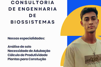 agronomic consulting and technical projects with biosystems engineer