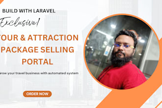 make tour, attractions selling web application with laravel