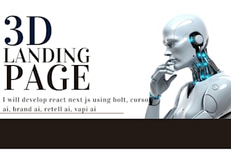 develop react next js using bolt, cursor ai, brand ai, retell ai, vapi ai