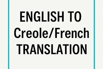 translate english to mauritian creole and french