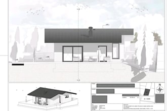 do 2d house floorplans construction blueprints architectural model permit plans