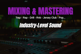 professionally mix and master your song