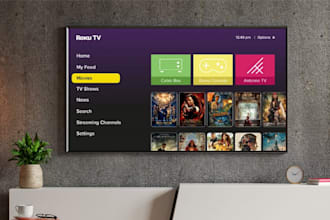 custom android tv app, ios iptv app, samsung iptv app, lg iptv app, roku tv