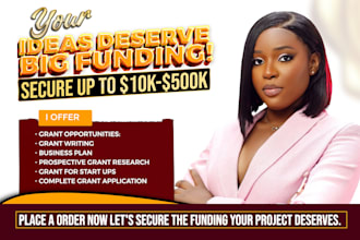 do grant research, grant proposal, grant writing and grant application
